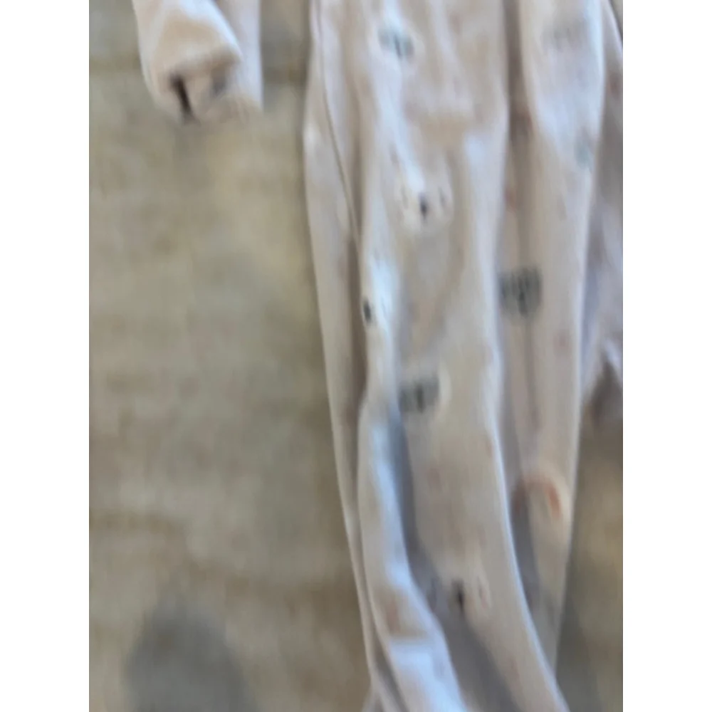 Baby Nash + Nova Beige Multi-Print bamboo Footie 3-6 Months